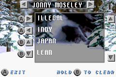 Jonny Moseley Mad Trix screenshot 4 for GameBoy Advance
